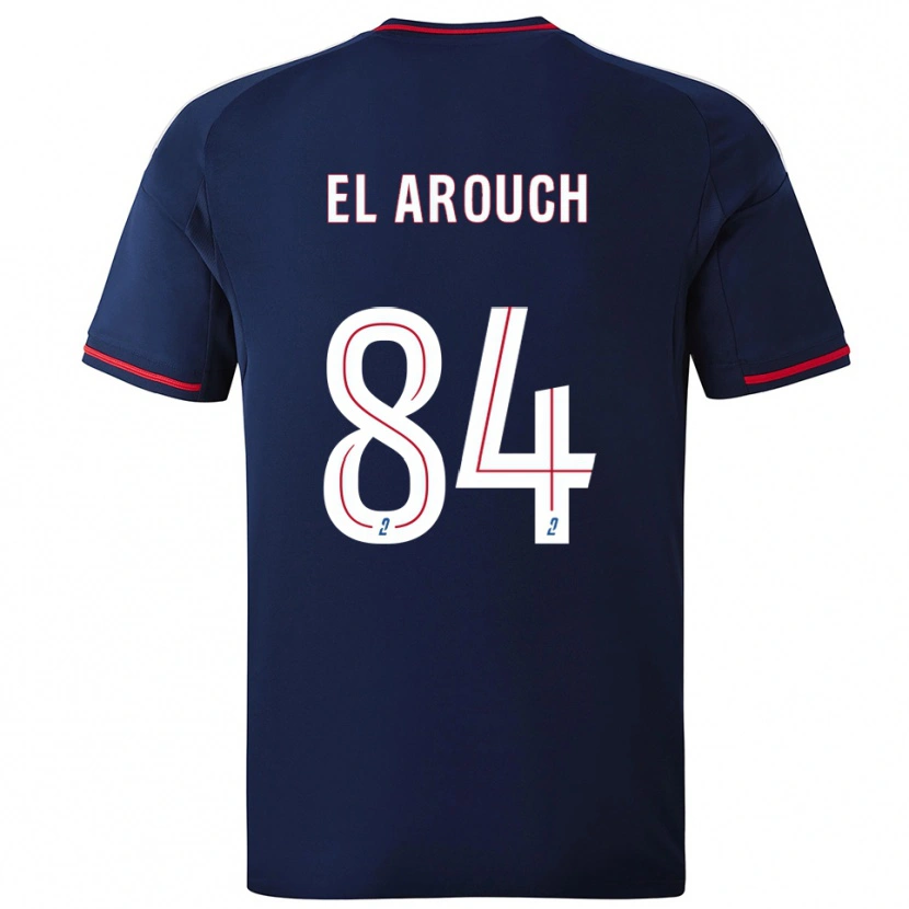 Danxen Kid Mohamed El Arouch #84 Navy Red Away Jersey 2025/26 T-Shirt