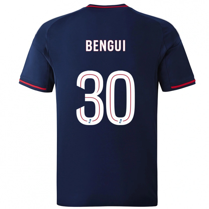 Danxen Kid Justin Bengui Joao #30 Navy Red Away Jersey 2025/26 T-Shirt