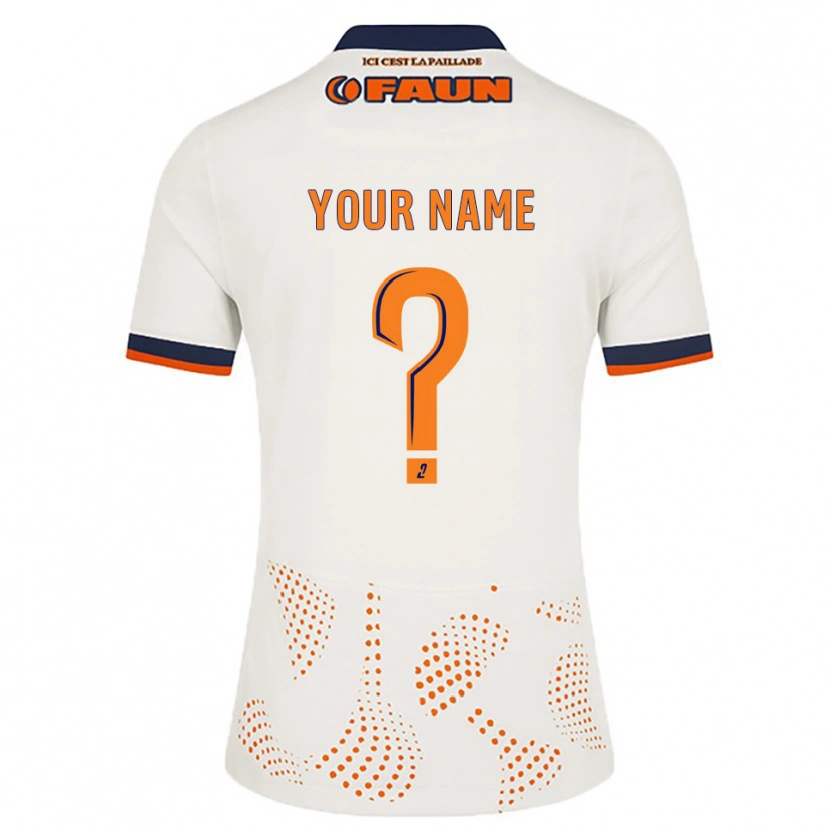 Danxen Kid Your Name #0 White Orange Away Jersey 2025/26 T-Shirt