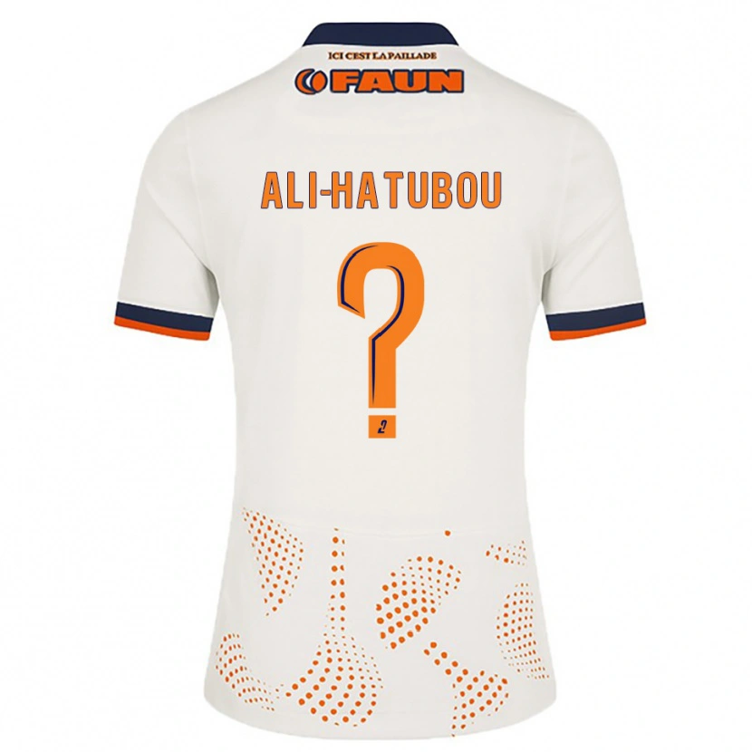 Danxen Kid Fayad Ali-Hatubou #0 White Orange Away Jersey 2025/26 T-Shirt