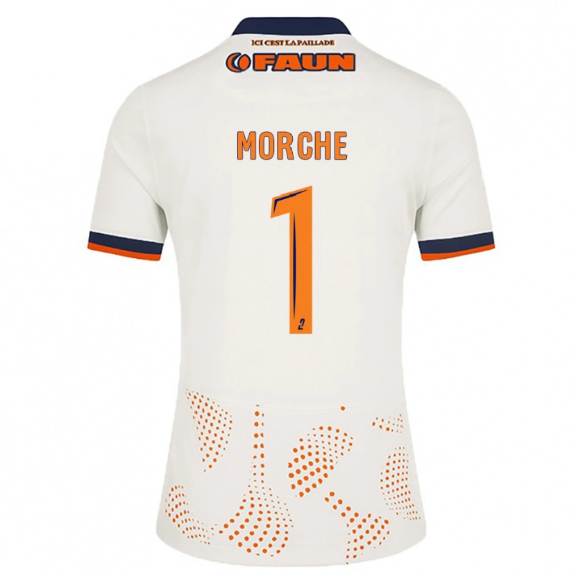 Danxen Kid Cosette Morché #1 White Orange Away Jersey 2025/26 T-Shirt