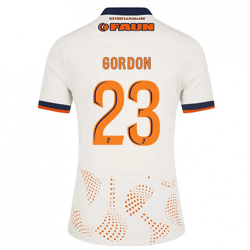 Danxen Kid Sh'nia Gordon #23 White Orange Away Jersey 2025/26 T-Shirt