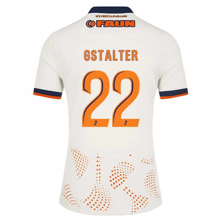 Danxen Kid Lola Gstalter #22 White Orange Away Jersey 2025/26 T-Shirt