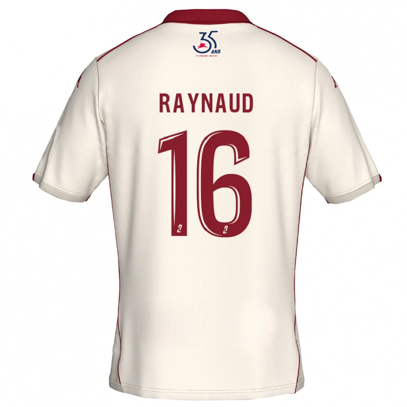 Danxen Kid Joan Raynaud #16 White Burgundy Away Jersey 2025/26 T-Shirt