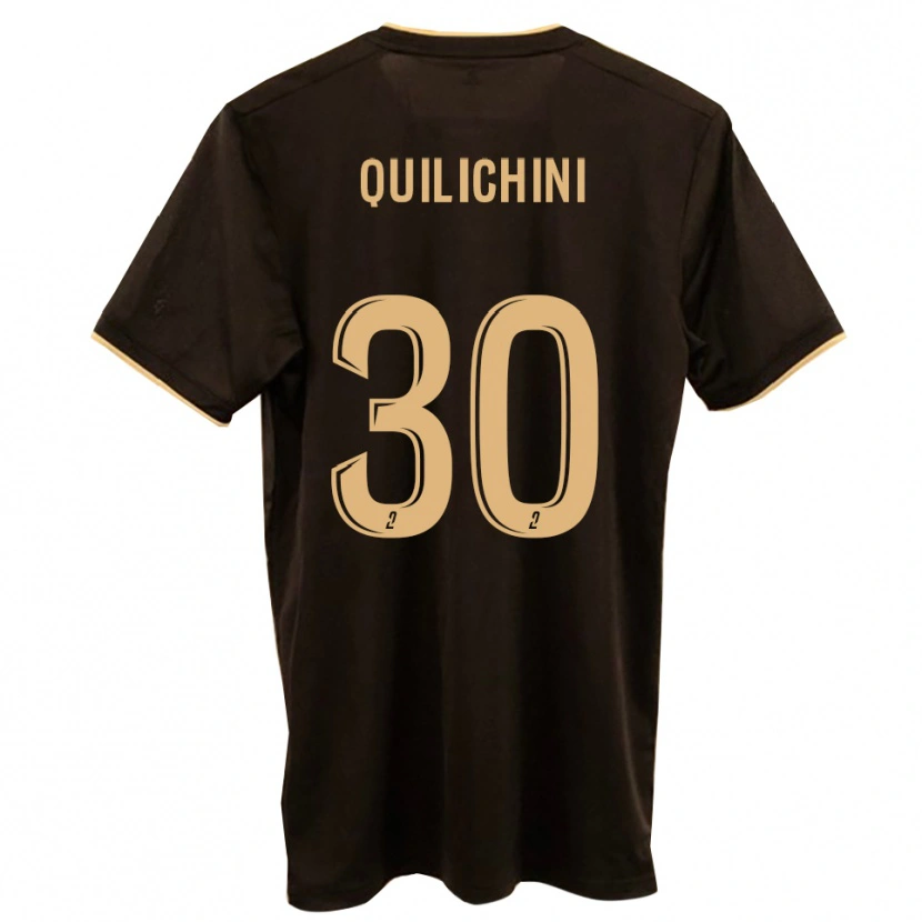 Danxen Kid Ghjuvanni Quilichini #30 Blue Red Away Jersey 2025/26 T-Shirt