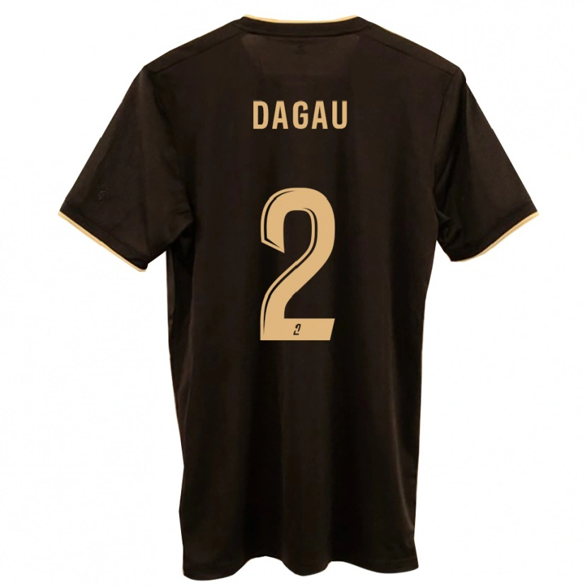 Danxen Kid Luca Dagau #2 Blue Red Away Jersey 2025/26 T-Shirt