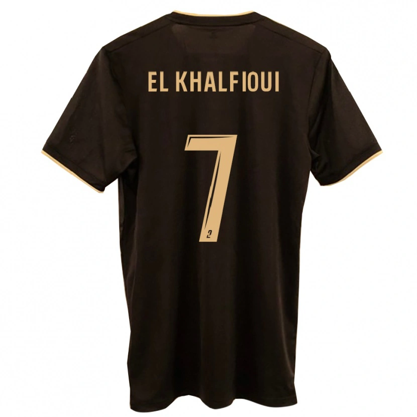 Danxen Kid Zakari El Khalfioui #7 Blue Red Away Jersey 2025/26 T-Shirt
