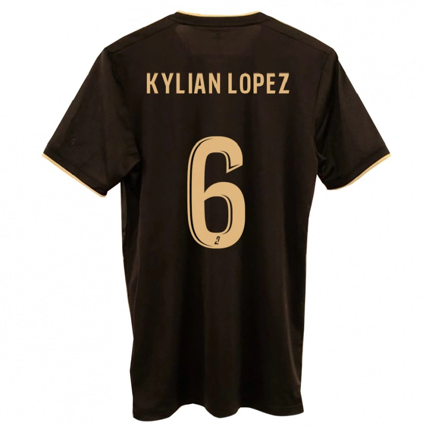 Danxen Kid Kylian Lopez #6 Blue Red Away Jersey 2025/26 T-Shirt