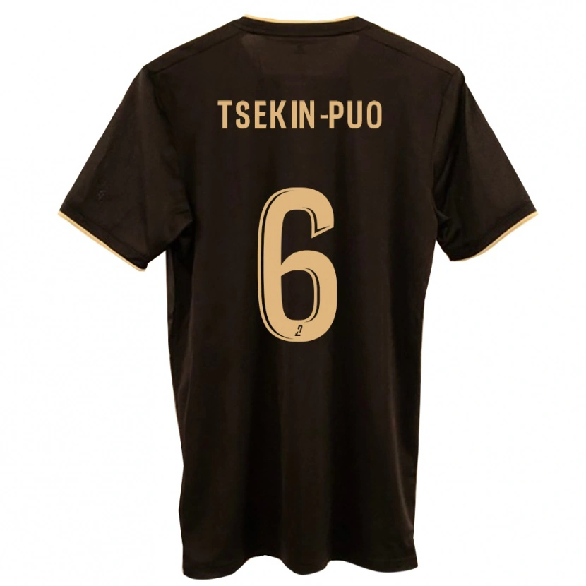 Danxen Kid Lenny Tsekin-Puo #6 Blue Red Away Jersey 2025/26 T-Shirt