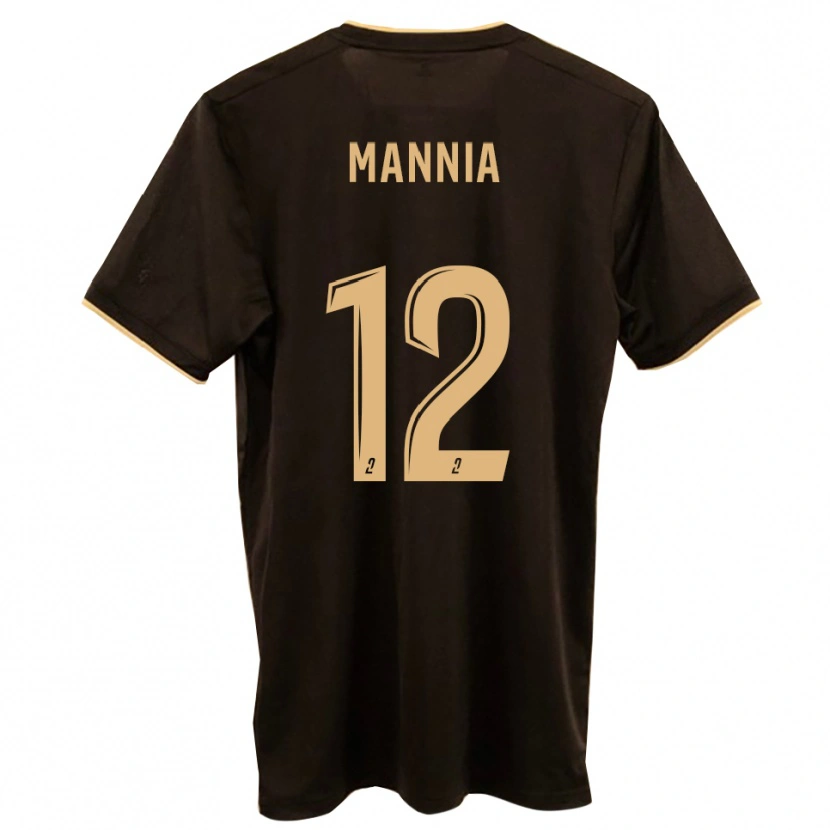 Danxen Kid Mateo Mannia #12 Blue Red Away Jersey 2025/26 T-Shirt