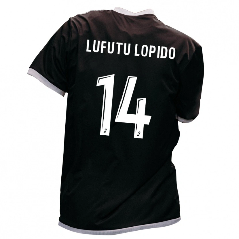 Danxen Kid Brooklyn Lufutu Lopido #14 Black Gold Away Jersey 2025/26 T-Shirt