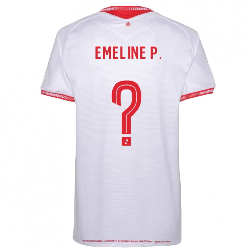 Danxen Kid Emeline Poirel #0 Black Red Away Jersey 2025/26 T-Shirt