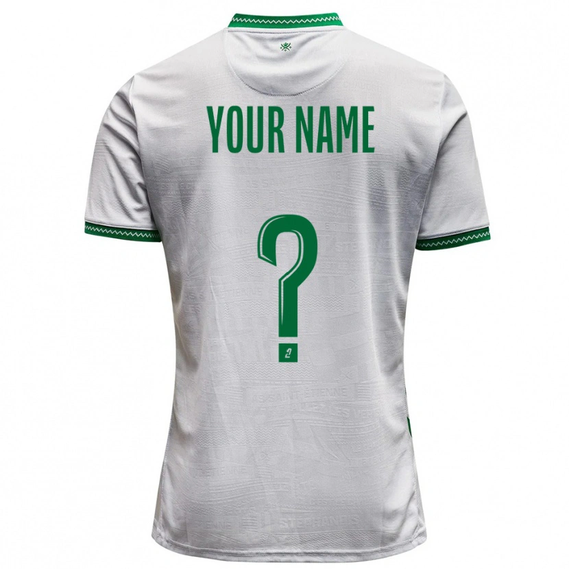 Danxen Kid Your Name #0 White Green Away Jersey 2025/26 T-Shirt