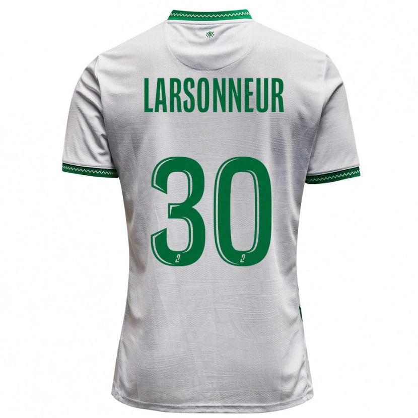 Danxen Kid Gautier Larsonneur #30 White Green Away Jersey 2025/26 T-Shirt