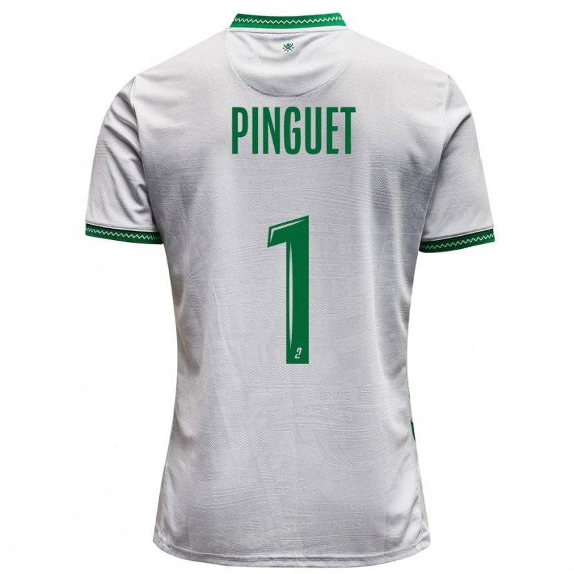 Danxen Kid Alice Pinguet #1 White Green Away Jersey 2025/26 T-Shirt