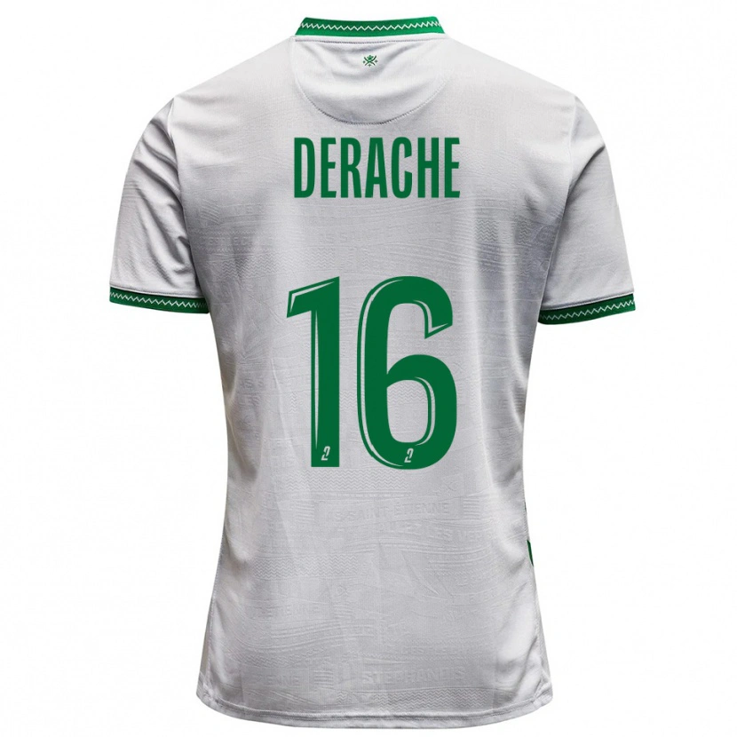 Danxen Kid Joseph Derache #16 White Green Away Jersey 2025/26 T-Shirt