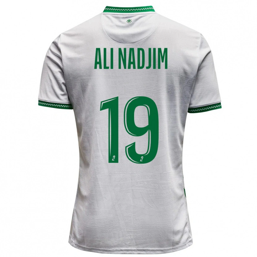 Danxen Kid Nadjma Ali Nadjim #19 White Green Away Jersey 2025/26 T-Shirt
