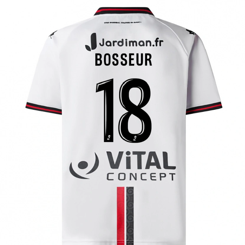 Danxen Kid Youna Bosseur #18 White Red Away Jersey 2025/26 T-Shirt