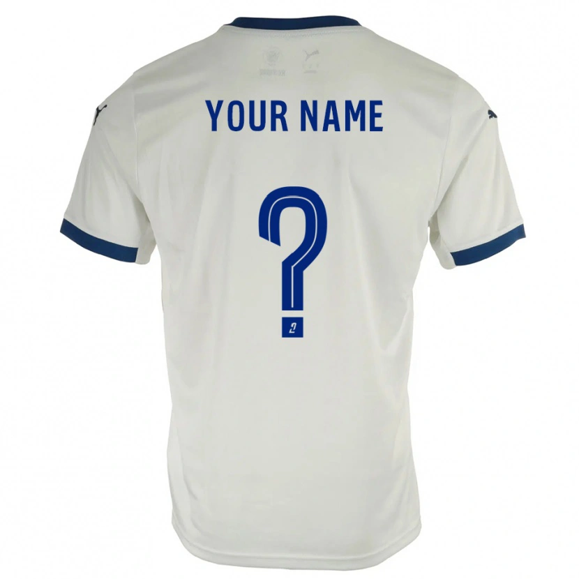 Danxen Kid Your Name #0 White Blue Away Jersey 2025/26 T-Shirt
