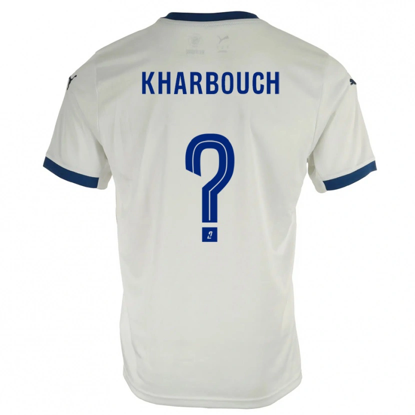 Danxen Kid Yanis Kharbouch #0 White Blue Away Jersey 2025/26 T-Shirt