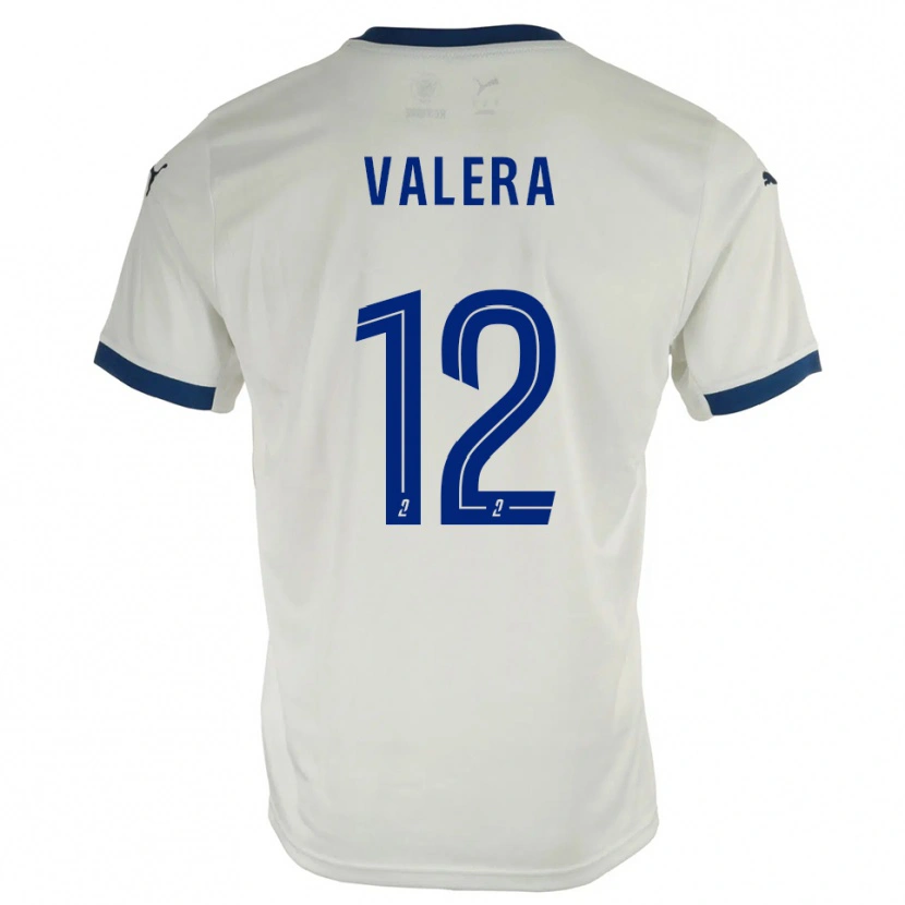 Danxen Kid Louis Valera #12 White Blue Away Jersey 2025/26 T-Shirt