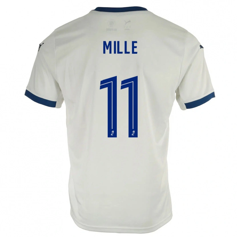 Danxen Kid Antoine Mille #11 White Blue Away Jersey 2025/26 T-Shirt