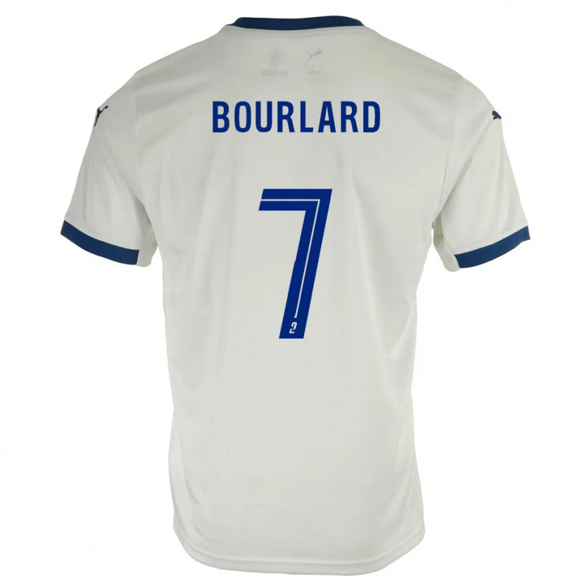 Danxen Kid Liam Bourlard #7 White Blue Away Jersey 2025/26 T-Shirt