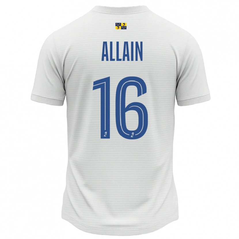 Danxen Kid Bobby Allain #16 White Blue Away Jersey 2025/26 T-Shirt