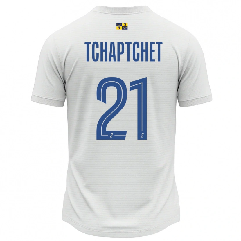 Danxen Kid Allan Tchaptchet #21 White Blue Away Jersey 2025/26 T-Shirt