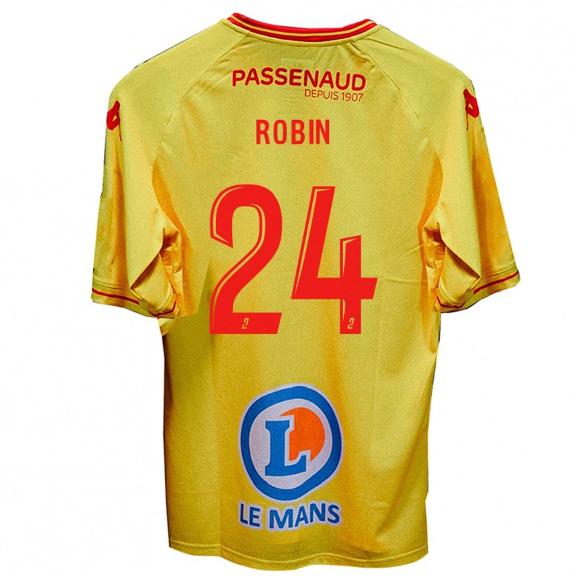 Danxen Kid Milan Robin #24 Yellow Away Jersey 2025/26 T-Shirt