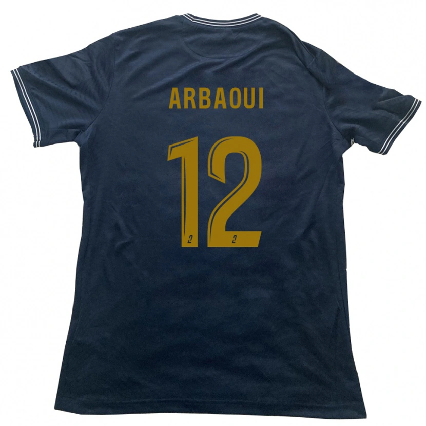 Danxen Kid Walid Arbaoui #12 Navy Gold Away Jersey 2025/26 T-Shirt