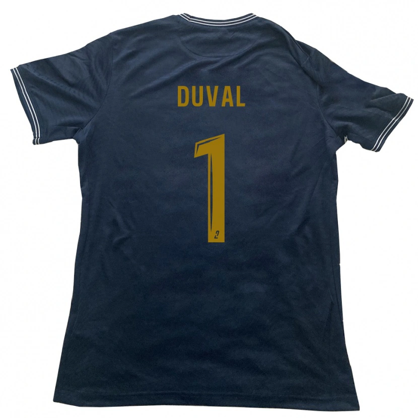 Danxen Kid Matis Duval #1 Navy Gold Away Jersey 2025/26 T-Shirt