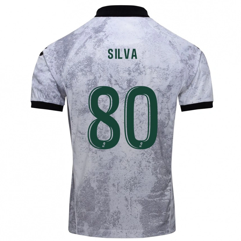 Danxen Kid Brian Silva #80 White Black Away Jersey 2025/26 T-Shirt