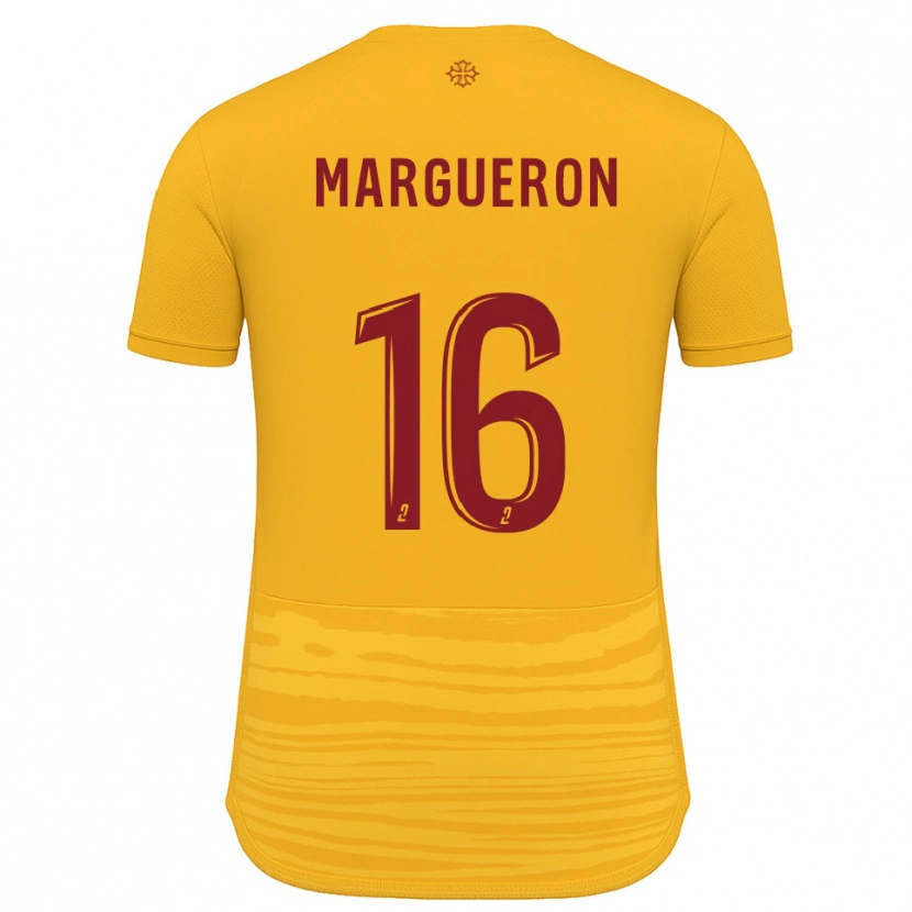Danxen Kid Lucas Margueron #16 Orange Burgundy Away Jersey 2025/26 T-Shirt