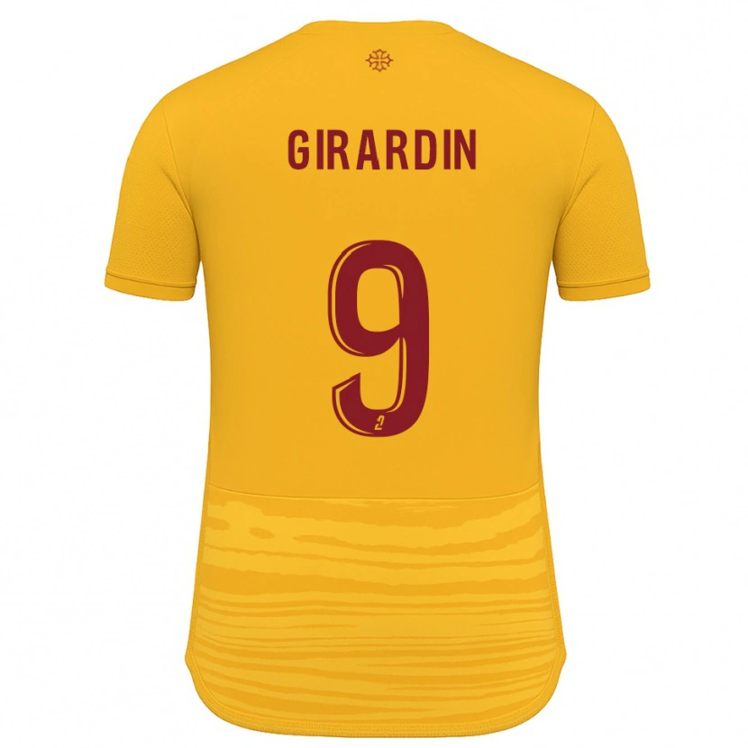 Danxen Kid Isaiah Girardin #9 Orange Burgundy Away Jersey 2025/26 T-Shirt
