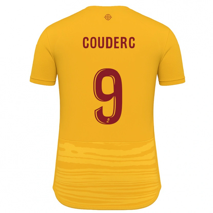 Danxen Kid Enzo Couderc #9 Orange Burgundy Away Jersey 2025/26 T-Shirt