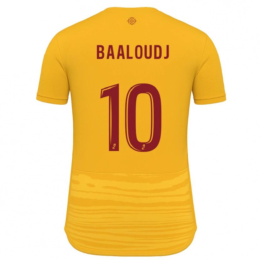 Danxen Kid Mehdi Baaloudj #10 Orange Burgundy Away Jersey 2025/26 T-Shirt