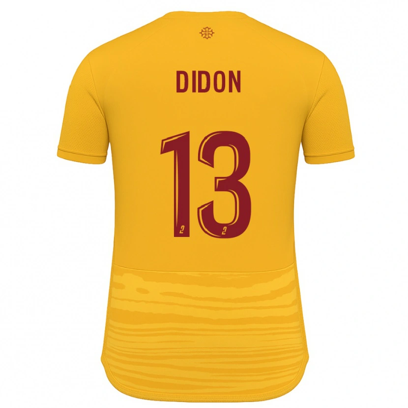 Danxen Kid Anis Didon #13 Orange Burgundy Away Jersey 2025/26 T-Shirt