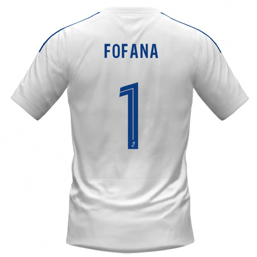 Danxen Kid Cheik Fofana #1 White Blue Away Jersey 2025/26 T-Shirt