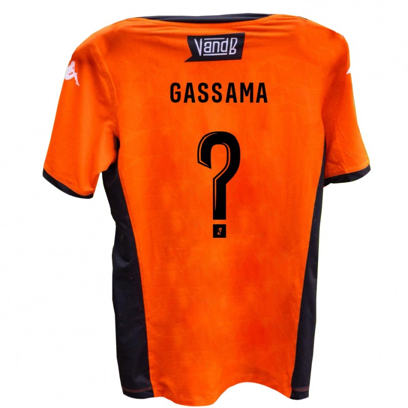 Danxen Kid Jeriba Gassama #0 White Black Away Jersey 2025/26 T-Shirt