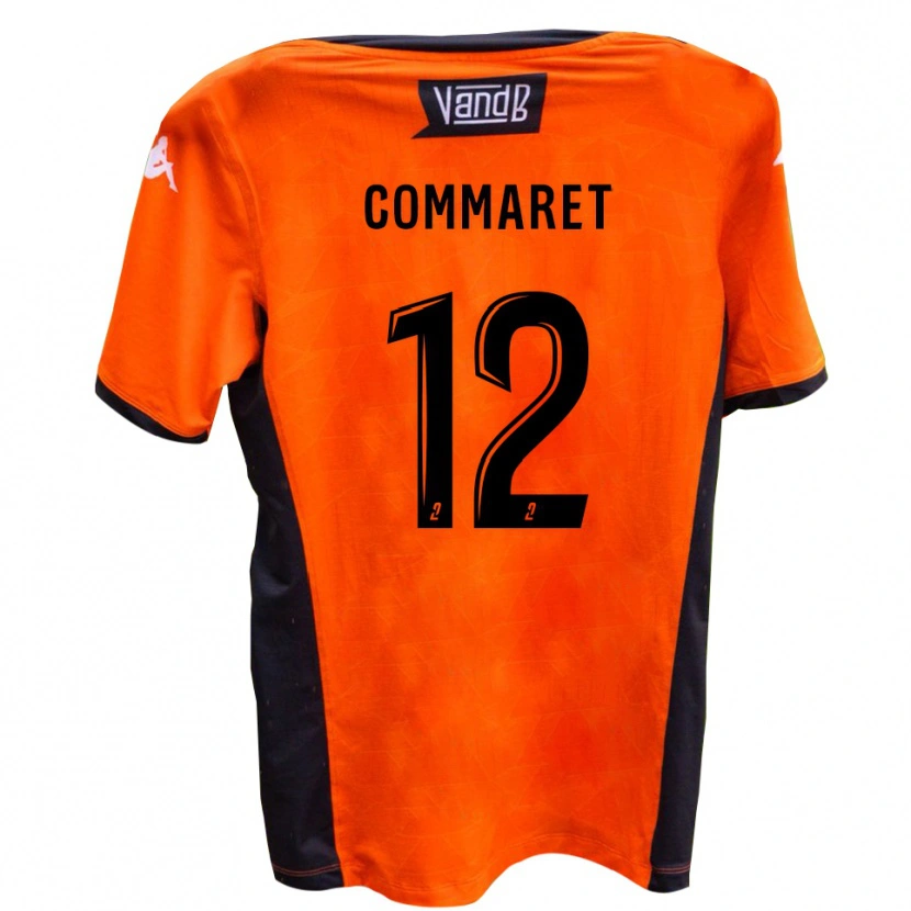 Danxen Kid Mattéo Commaret #12 White Black Away Jersey 2025/26 T-Shirt