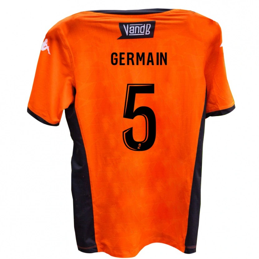 Danxen Kid Mathias Germain #5 White Black Away Jersey 2025/26 T-Shirt