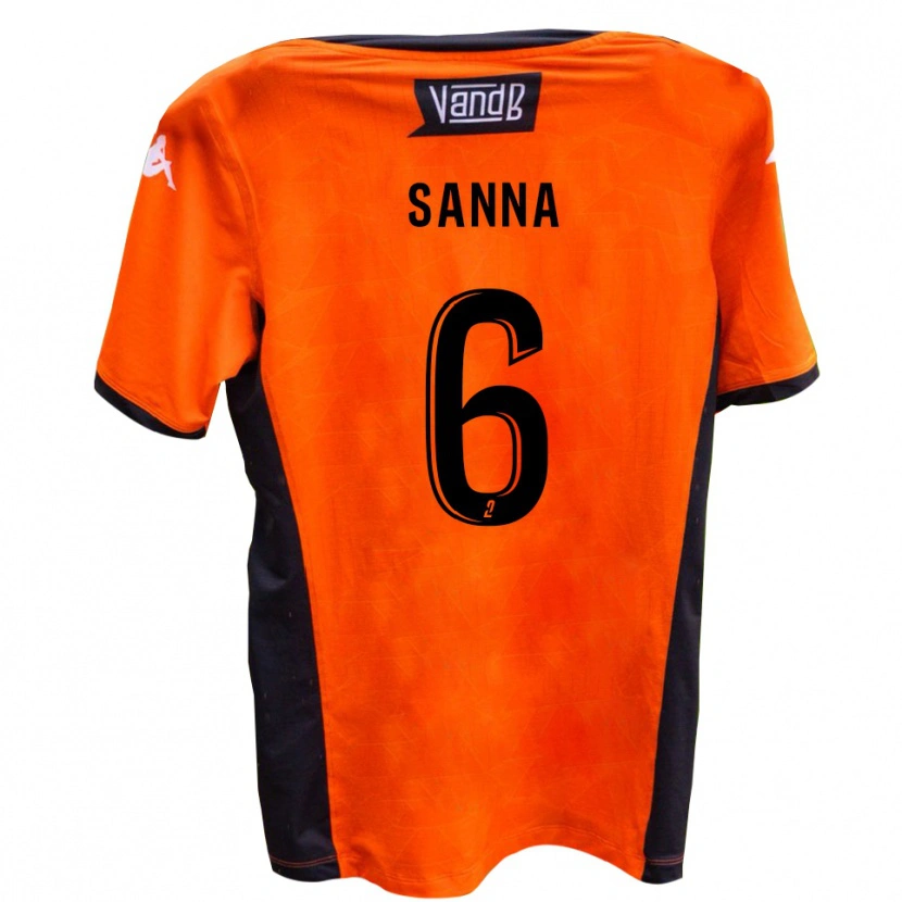 Danxen Kid Sam Sanna #6 White Black Away Jersey 2025/26 T-Shirt