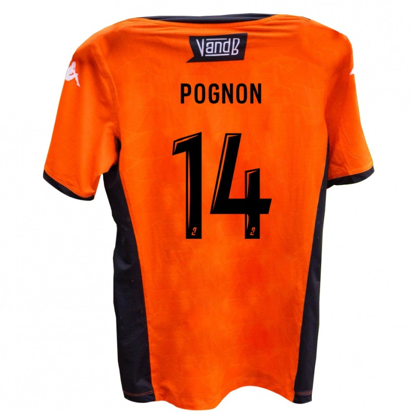 Danxen Kid Ange Pognon #14 White Black Away Jersey 2025/26 T-Shirt