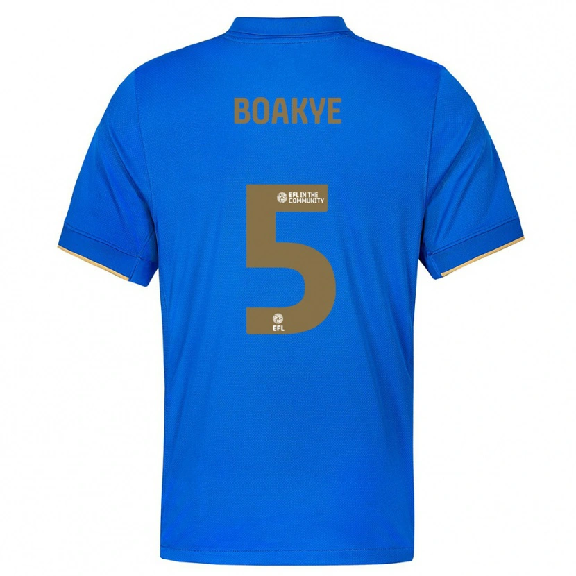 Danxen Men Godfred Boakye #5 Blue Gold Home Jersey 2025/26 T-Shirt