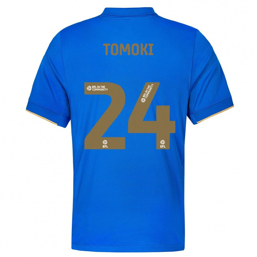 Danxen Men Tomoki Iwata #24 Blue Gold Home Jersey 2025/26 T-Shirt