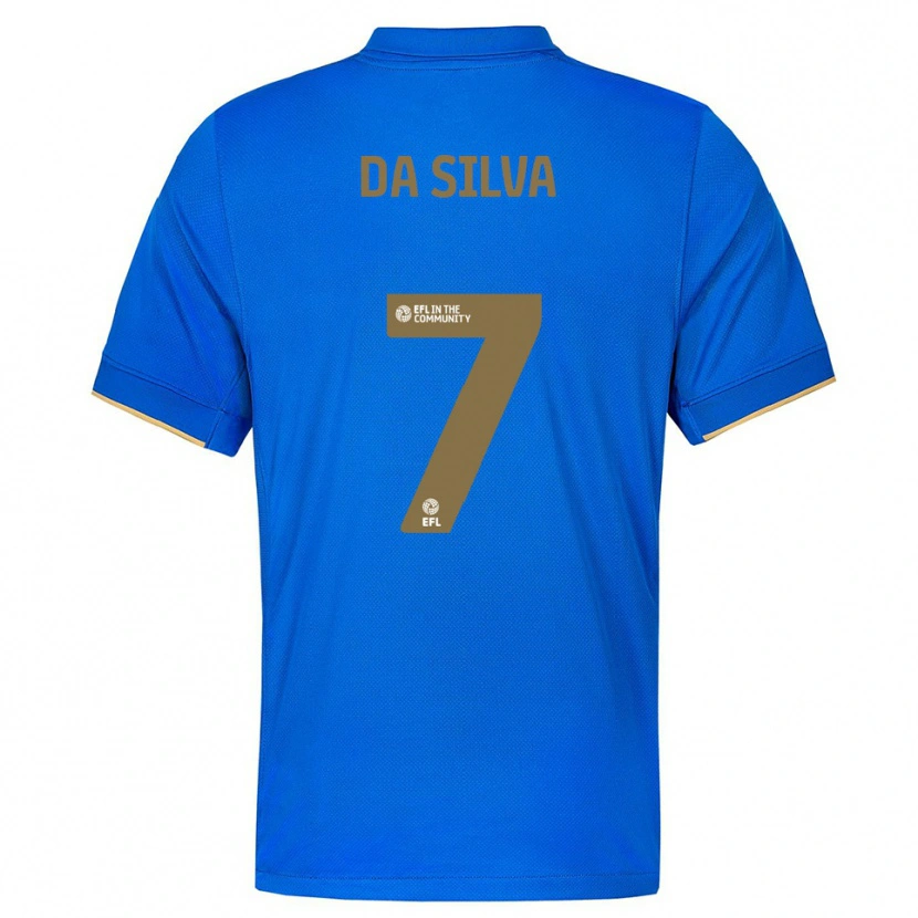 Danxen Men Alezandro Da Silva #7 Blue Gold Home Jersey 2025/26 T-Shirt