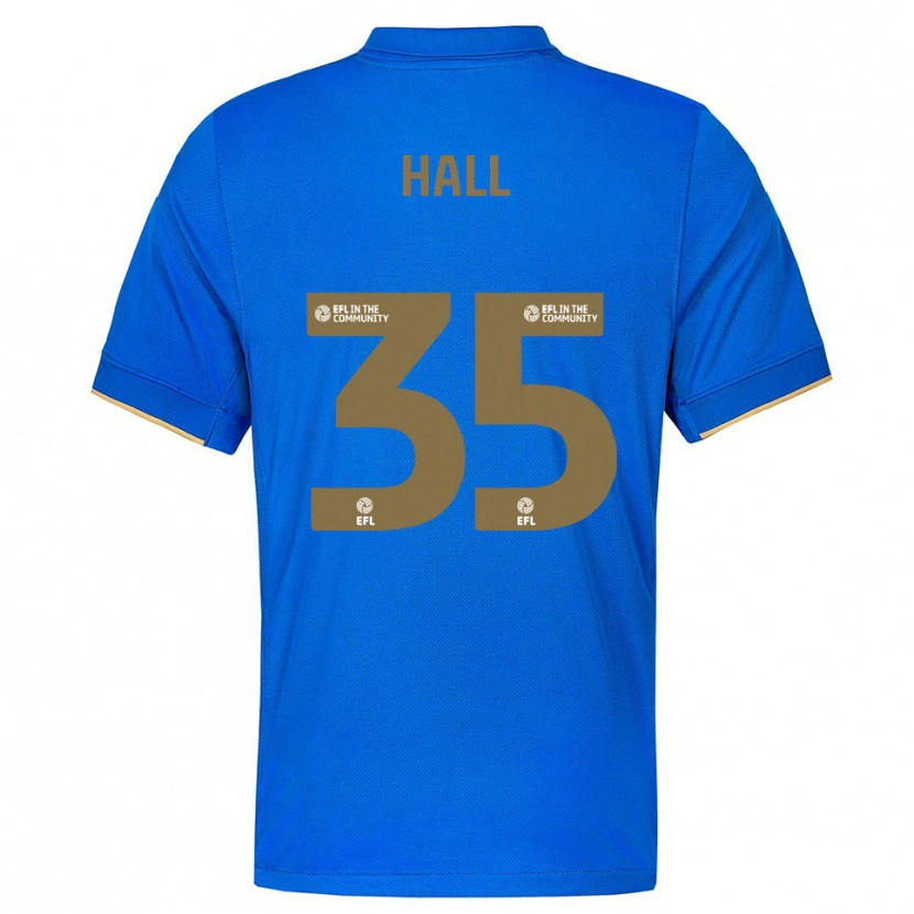 Danxen Men George Hall #35 Blue Gold Home Jersey 2025/26 T-Shirt