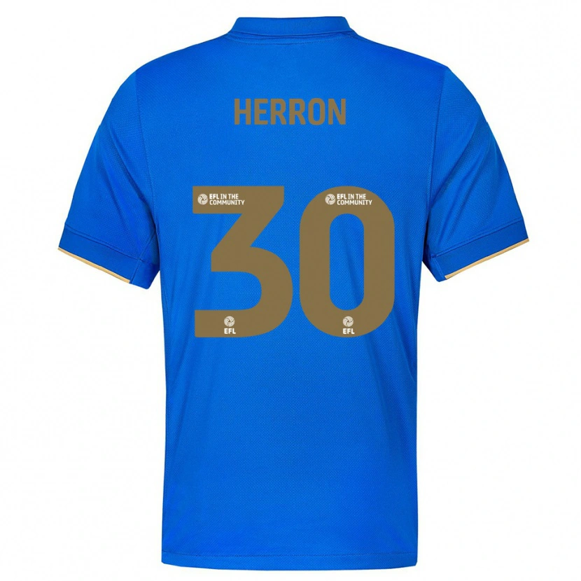 Danxen Men Neve Herron #30 Blue Gold Home Jersey 2025/26 T-Shirt