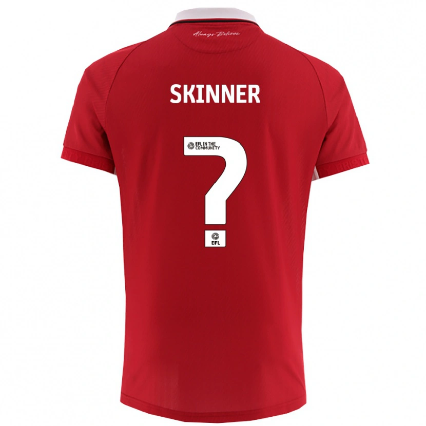 Danxen Men Luke Skinner #0 Red White Home Jersey 2025/26 T-Shirt